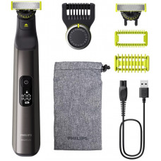 Бритва електр. Philips OneBlade Pro 360, Li-Ion, сух.+волог., індикатор заряду, м'який чохол, чорний