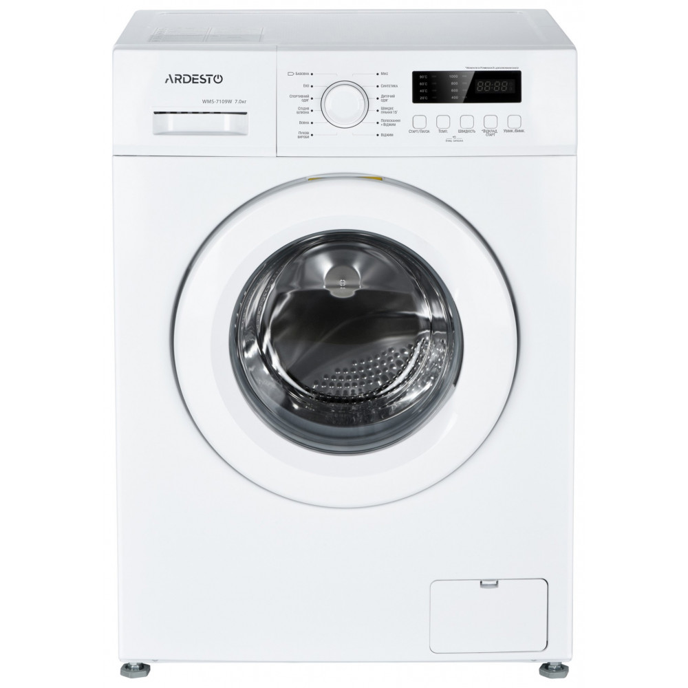 Пральна машина ARDESTO фронтальна, 7кг, 1000, А++, 48см, дисплей, білий