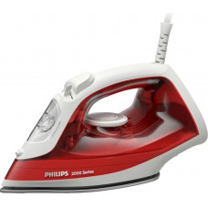 Праска PHILIPS Series 2000, 2000Вт, 250мл, паровий удар -100гр, керам. підошва, червоний Праска PHILIPS Series 2000, 2000Вт, 250мл, паровий удар -100гр, керам. підошва, червоний
