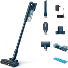 Пилосос Philips безпровідний Series 5000, вологе прибирання, конт пил -0.6л, автон. робота до 60хв, вага-1.5кг, НЕРА, синій Пилосос Philips безпровідний Series 5000, вологе прибирання, конт пил -0.6л, автон. робота до 60хв, вага-1.5кг, НЕРА, синій