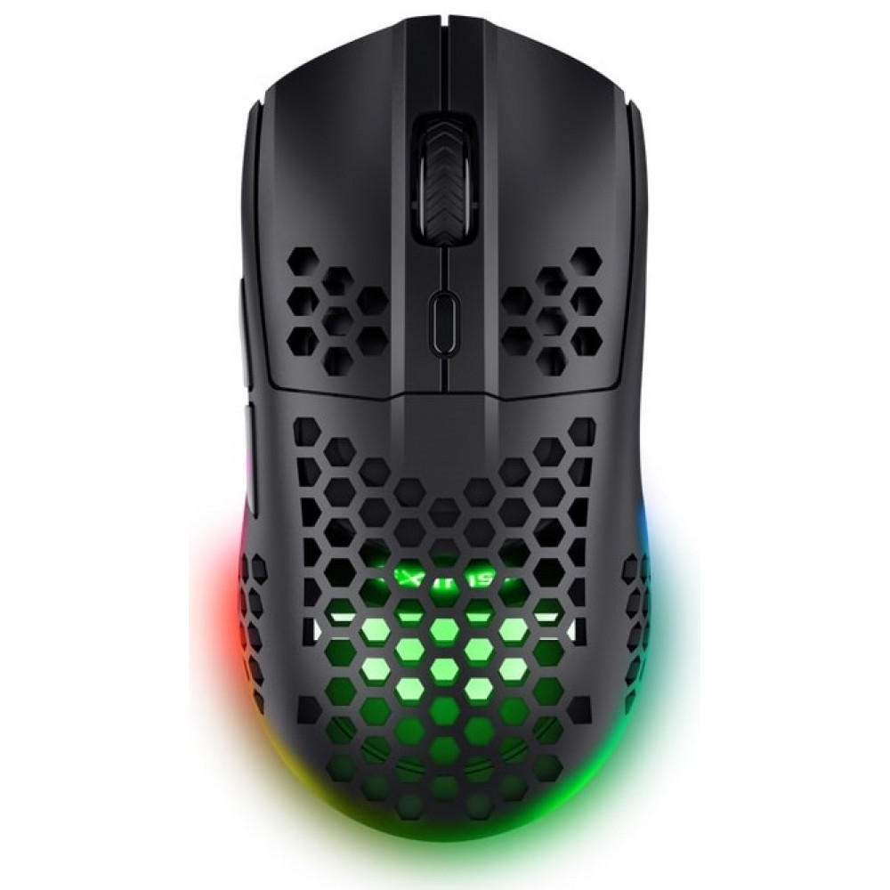 Миша Trust GXT 929 Helox, WL/USB-A, чорний