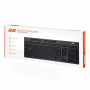 Клавіатура мембранна 2E KS280 120key, WL/BT, EN/UK, silent, чорно-сіра Клавіатура мембранна 2E KS280 120key, WL/BT, EN/UK, silent, чорно-сіра