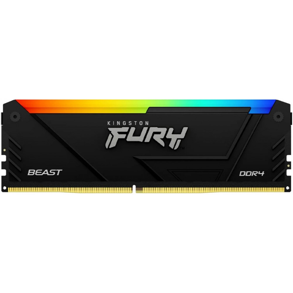Пам'ять ПК Kingston DDR4 64GB KIT (32GBx2) 3200 FURY Beast RGB
