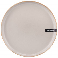 Тарілка обідня Ardesto Apulia, 26.6см, кераміка, сірий