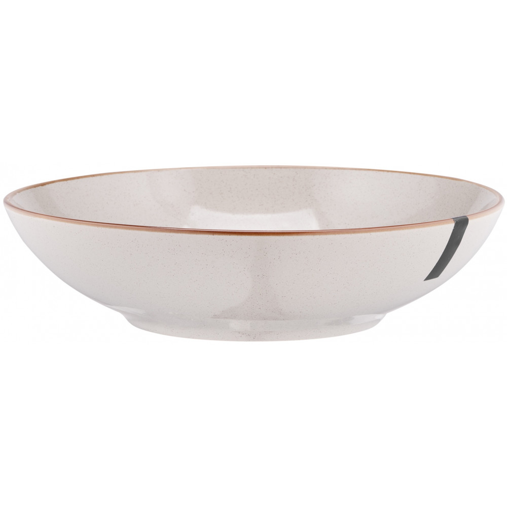 Тарілка супова Ardesto Apulia, 820мл, 20.8см, кераміка, сірий