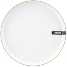 Тарілка обідня Ardesto Apulia, 26.6см, кераміка, білий