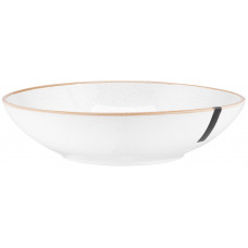 Тарілка супова Ardesto Apulia, 820мл, 20.8см, кераміка, білий