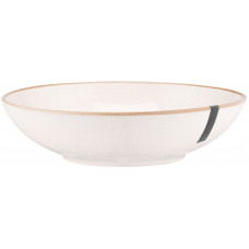 Тарілка супова Ardesto Apulia, 820мл, 20.8см, кераміка, кремовий