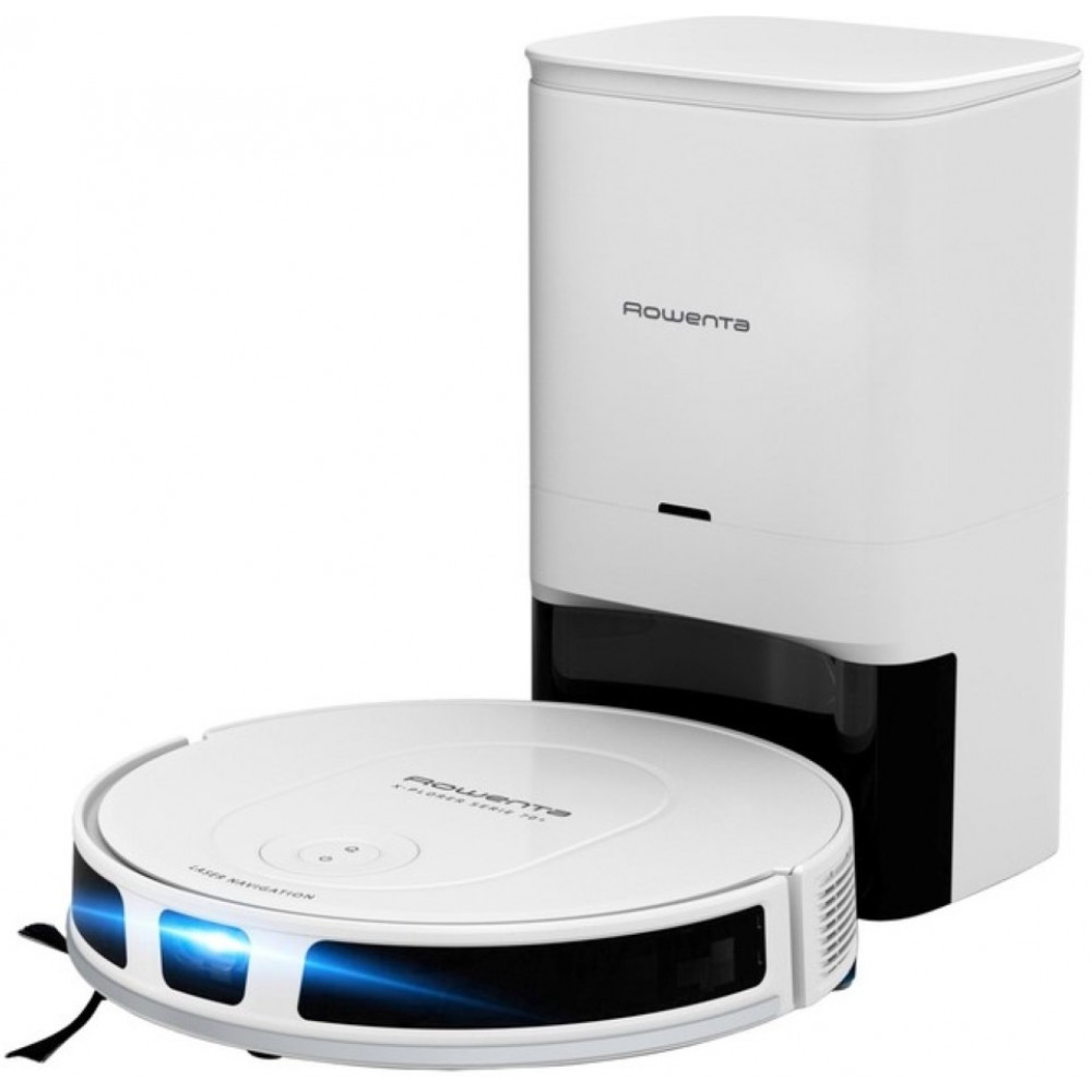 Робот-пилосос Rowenta миючий X-Plorer Serie 70+ Total Care, 2500ПаВт, h=7.8см, 0.3л, конт пил -0.4л, автон. робота до 168хв, білий