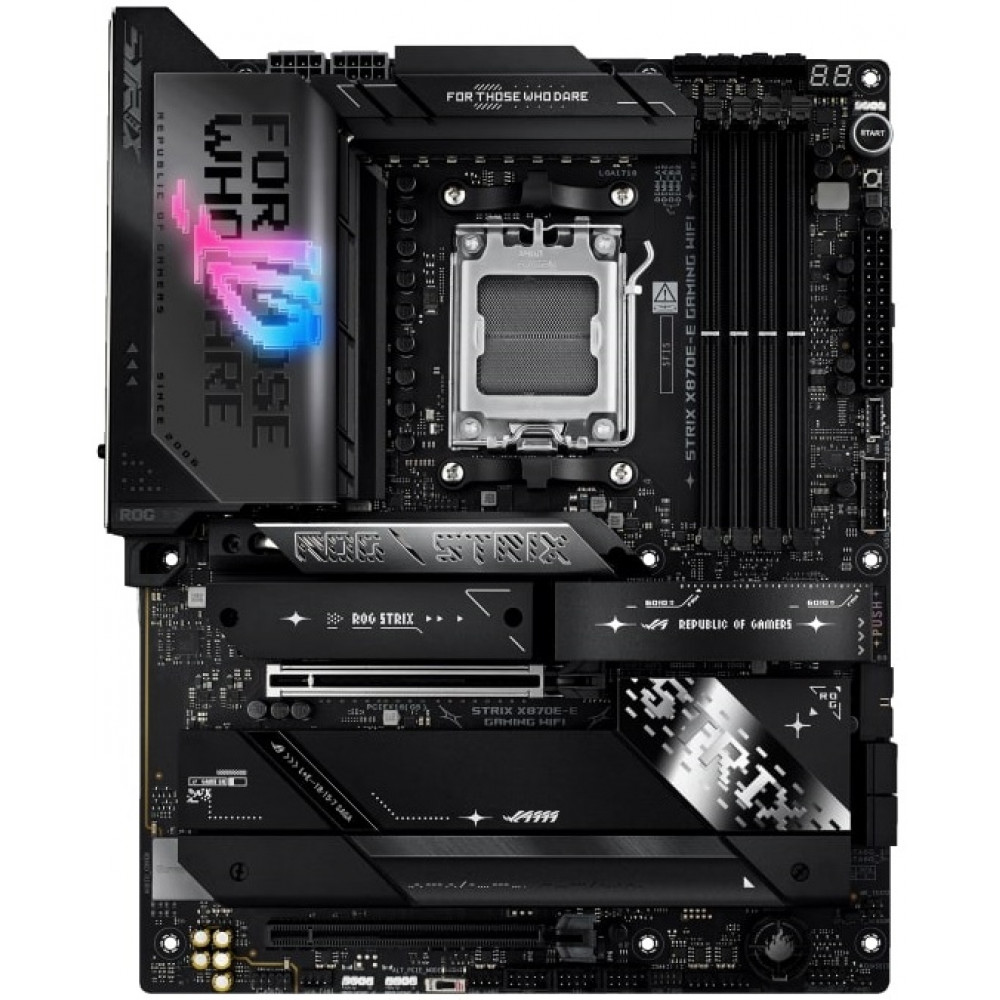 Материнcька плата ASUS ROG STRIX X870E-E GAMING WIFI sAM5 X870E 4xDDR5 M.2 HDMI WiFi BT ATX
