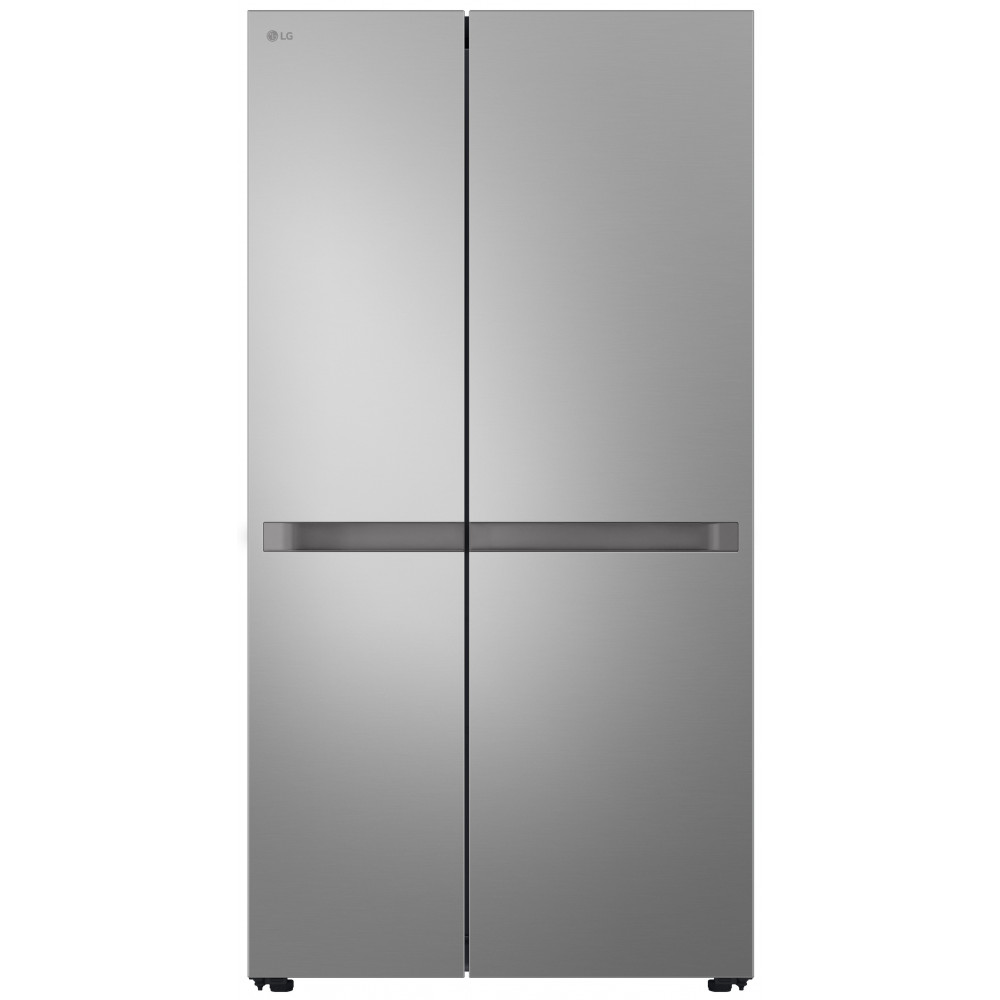 Холодильник LG SBS, 179x91х74, холод.відд.-422л, мороз.відд.-236л, 2дв., А+, NF, інв., диспл внутр., сріблястий