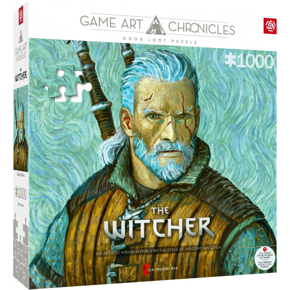 Пазл GoodLoot The Witcher Geralt of Rivia & Vincent van Gogh 1000 ел.