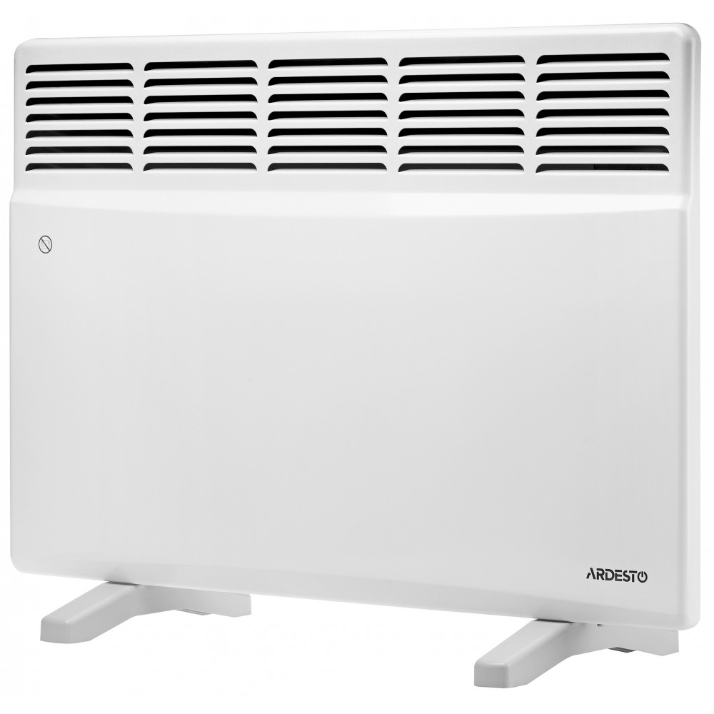 Конвектор електричний ARDESTO СН-1500ECW, 1500 Вт, 15 м2, закритий нагрів. елемент, LED-дисплей, IP 24, електронне керування, тижневий програматор, білий