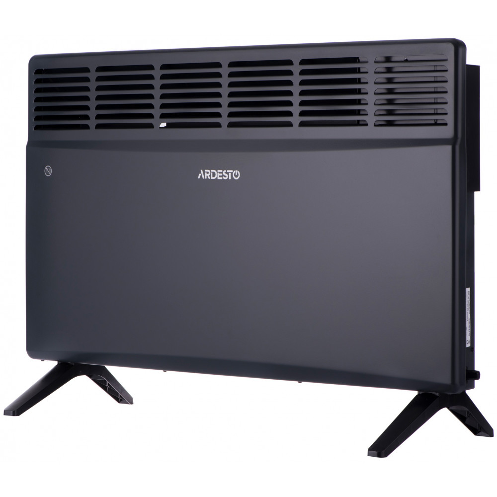 Конвектор електричний ARDESTO СН-2000ECA, 2000 Вт, 20 м2, закритий нагрів. елемент, LED-дисплей, IP24, електронне керування, тижневий програматор, антрацит матовий