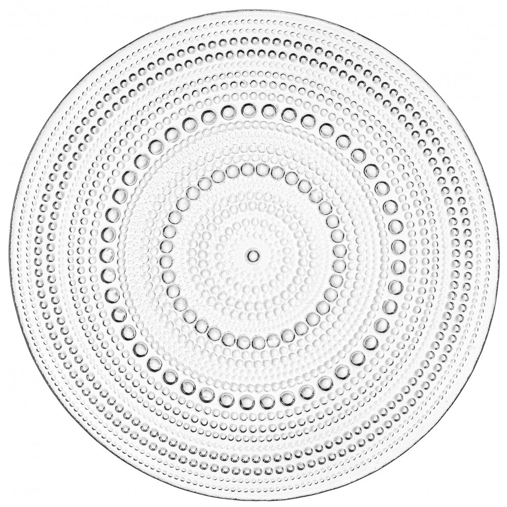 Тарілка Ardesto Verbena, 24.5см, скло, прозорий