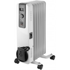 Обігрівач оливний Neo Tools, 20м2, 1500Вт, мех. упр-ння, 7 секцій, білий