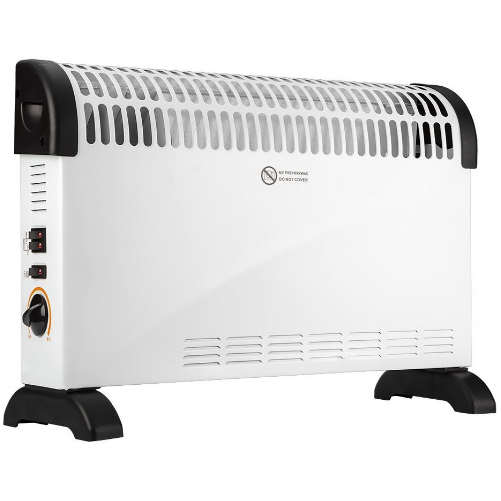 Конвектор Neo Tools, 25м2, 2000Вт, мех. упр-ння, з терморегулятором, відкритий нагрів. елемент, білий