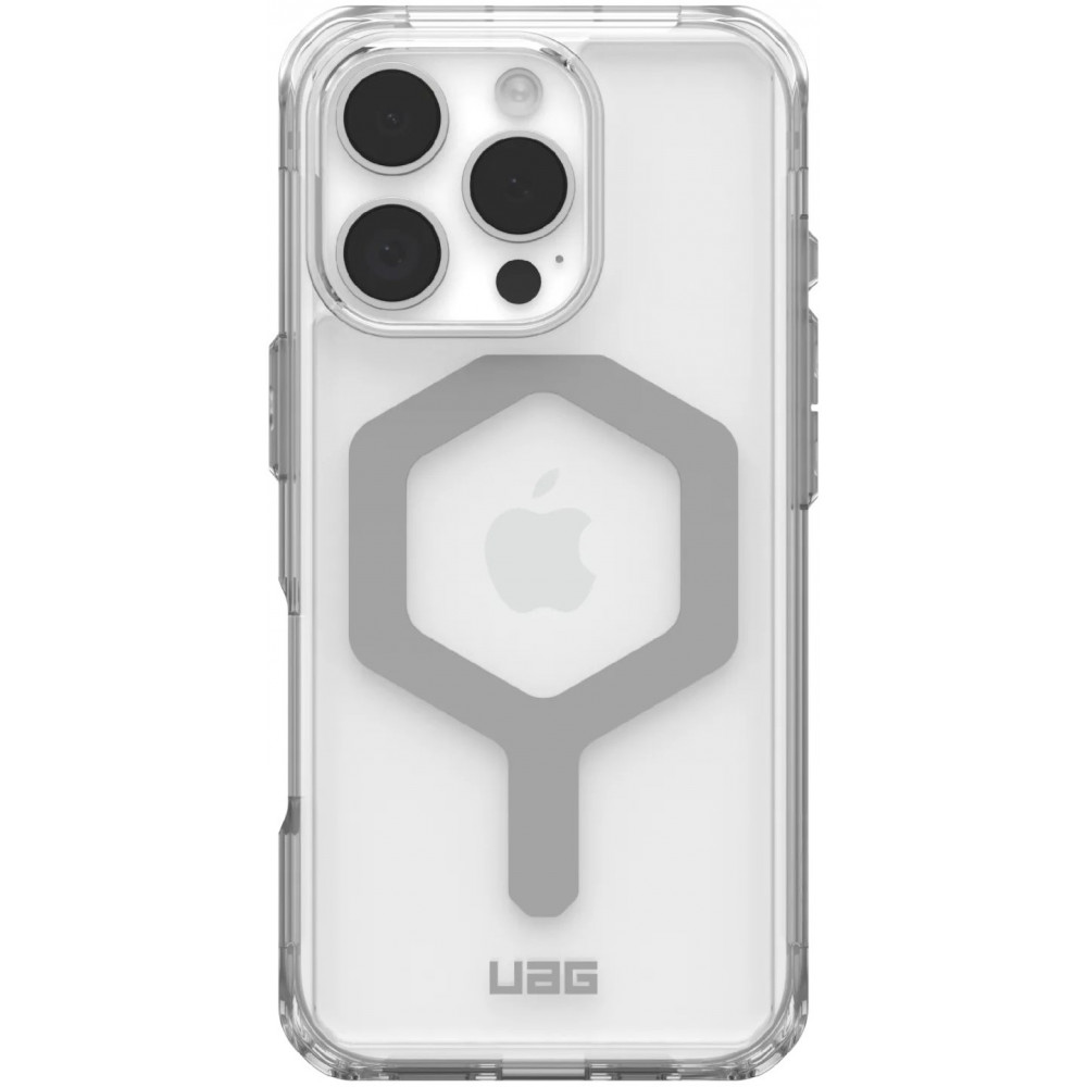 Чохол UAG для iPhone 16 Pro, Plyo Magsafe, Ice/Silver