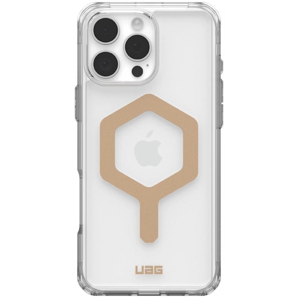 Чохол UAG для iPhone 16 Pro Max, Plyo Magsafe, Ice/Gold