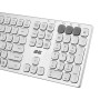 Клавіатура ножнична 2E KS270 109key, WL/BT, EN/UK, сріблясто-білий Клавіатура ножнична 2E KS270 109key, WL/BT, EN/UK, сріблясто-білий