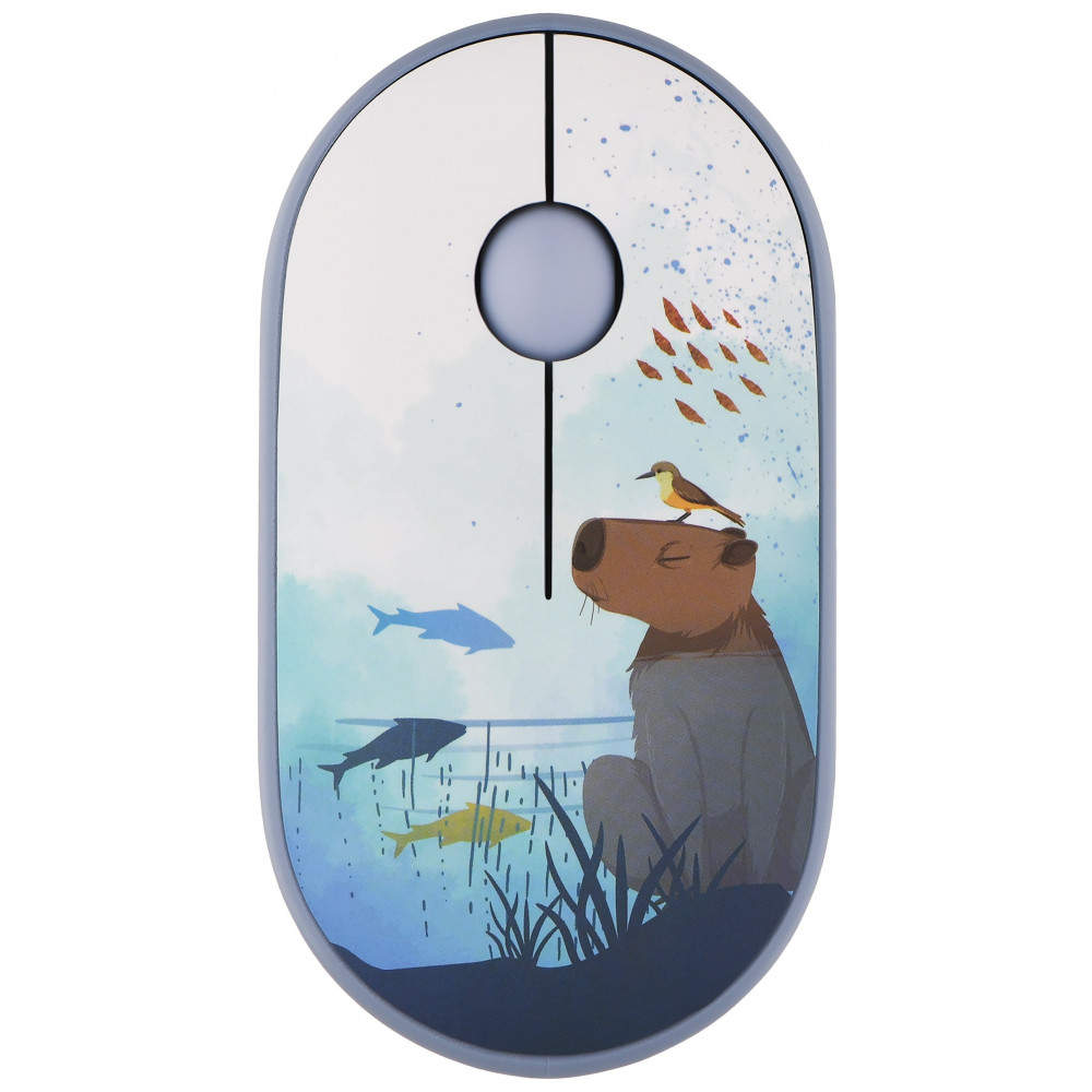 Миша 2E MF300 CAPYBARA:SWIM Silent WL BT, синій