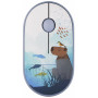 Миша 2E MF300 CAPYBARA:SWIM Silent WL BT, синій
