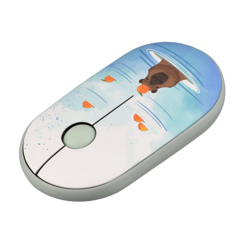 Миша 2E MF300 CAPYBARA:TANGERINE Silent WL BT, зелений