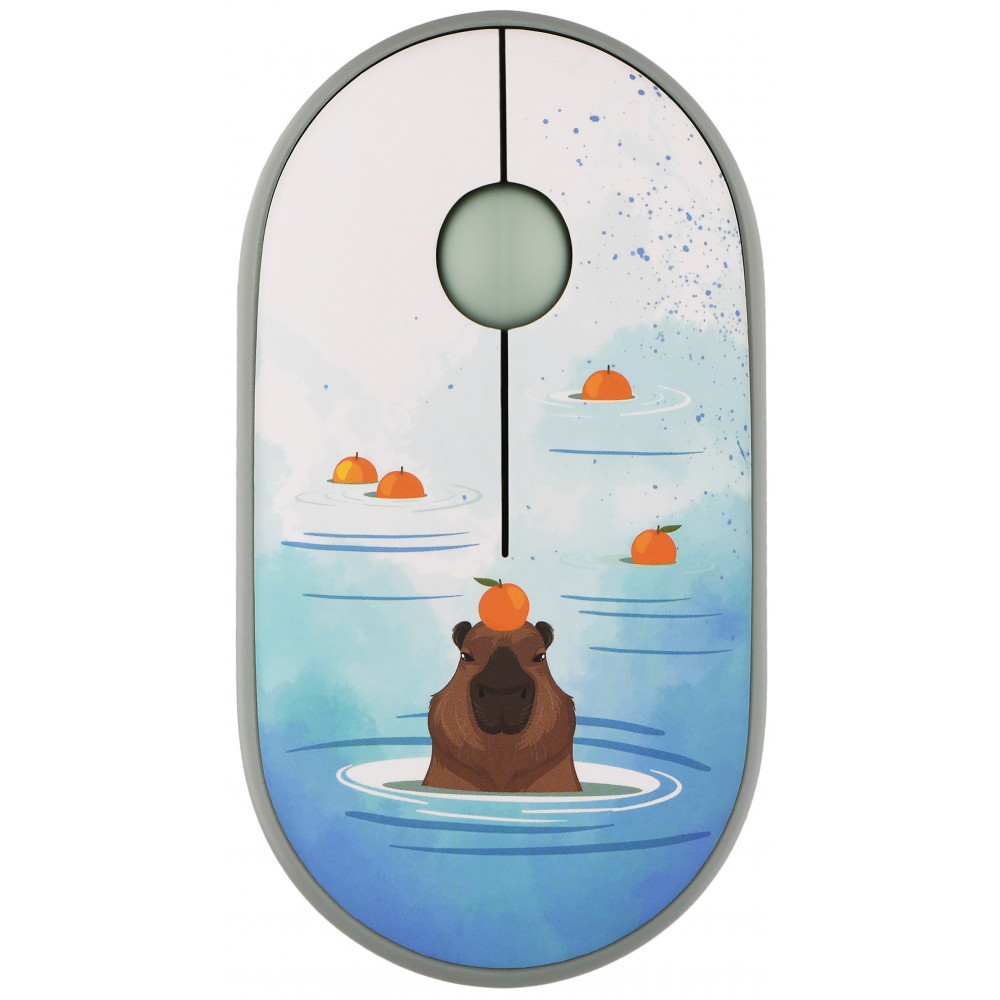 Миша 2E MF300 CAPYBARA:TANGERINE Silent WL BT, зелений