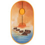 Миша 2E MF300 CAPYBARA:SUNSET Silent WL BT, жовтий