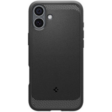 Чохол Spigen для iPhone 16, Rugged Armor MagFit, Matte Black