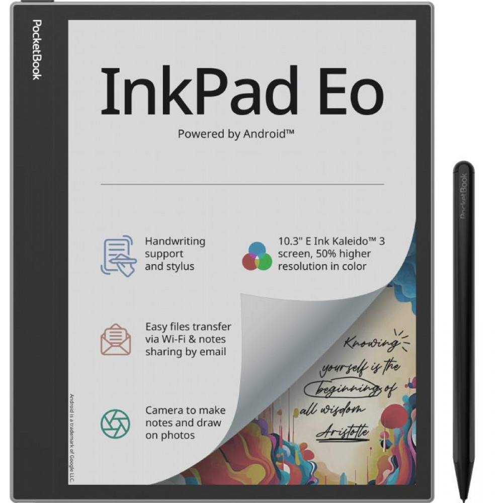Електронна книга PocketBook 1042 InkPad Eo, Mist Grey