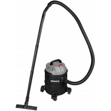 Пилосос професійний GRAPHITE 1200Вт 18кПа контейнер 20л колеса