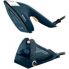 Відпарювач Tefal компактний Duo Power 2в1, 1700Вт, 400мл, паровий удар -180гр, постійна пара - 25гр, керам. підошва, синій