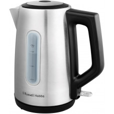 Електрочайник Russell Hobbs Heaton, 1.7л, нержавіюча сталь, сріблясто-чорний