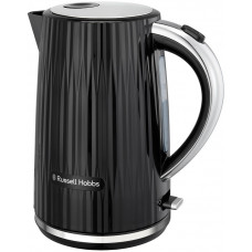 Електрочайник Russell Hobbs Eden, 1.7л, нержавіюча сталь, пластик, чорний