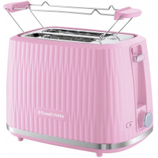 Тостер  Russell Hobbs Eden 800Вт, пластик, підігрів,разморозка, малиновий