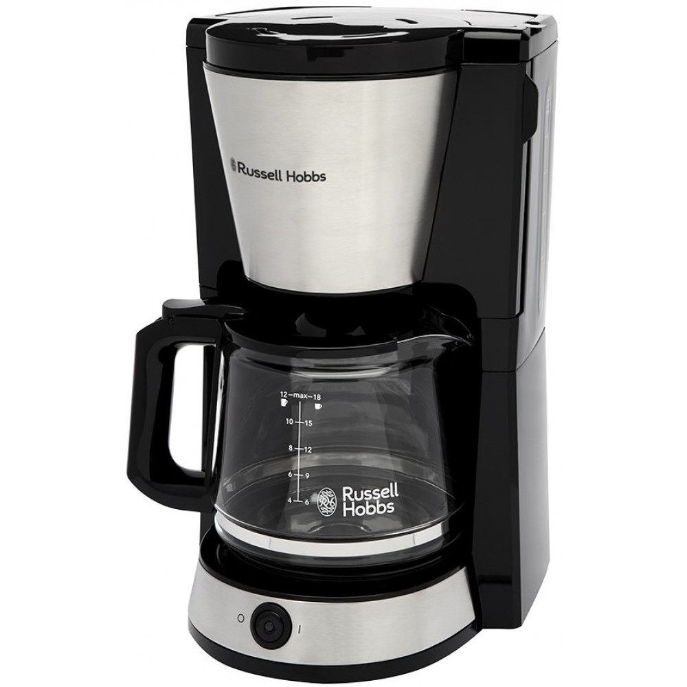 Кавоварка Russell Hobbs Heaton, 1.25л, мелена, чорно-срібний