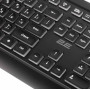 Клавіатура мембранна 2E KS120 104key, USB-A, EN/UK, White LED, чорний