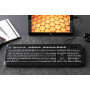 Клавіатура мембранна 2E KS120 104key, USB-A, EN/UK, White LED, чорний