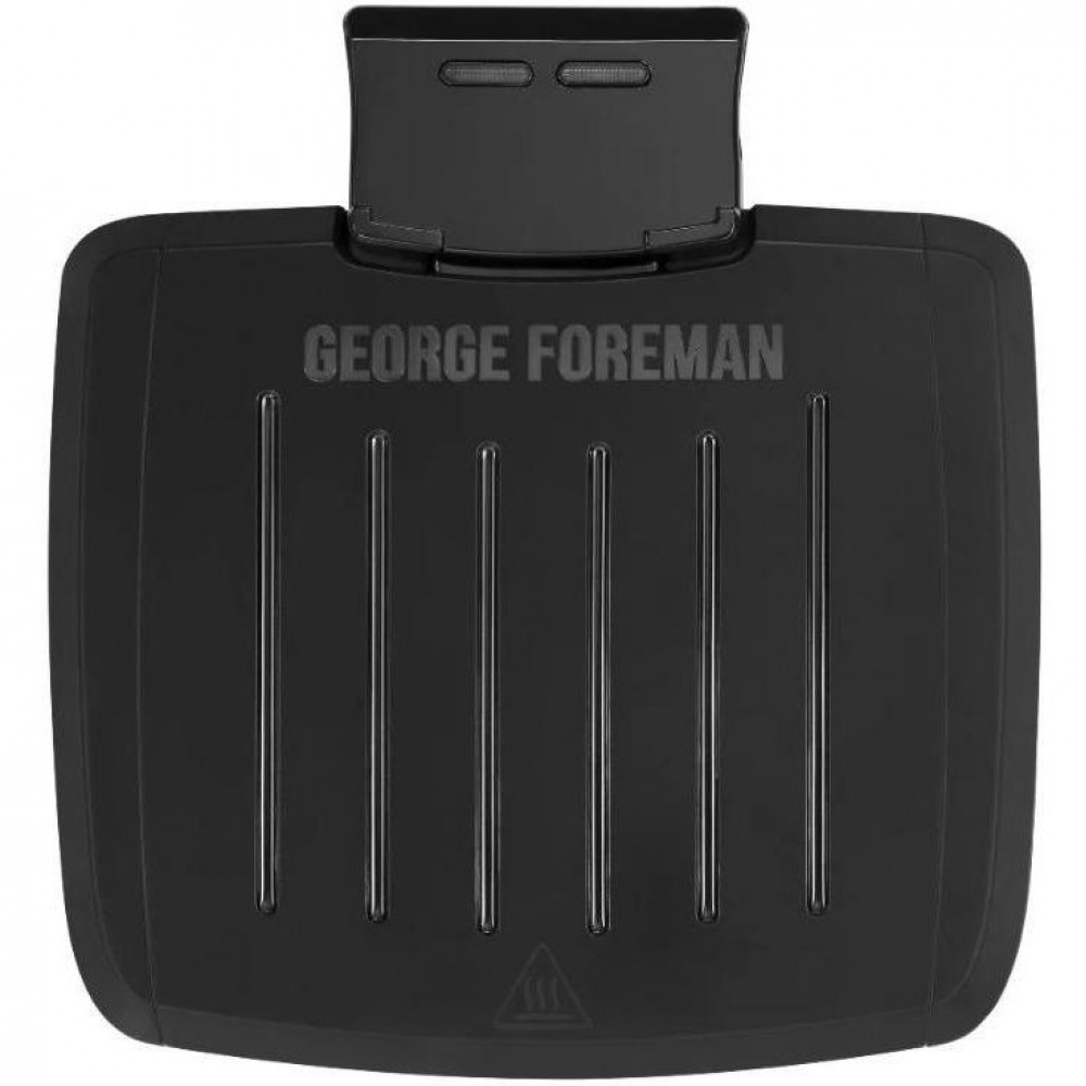 Гриль George Foreman прижимний  Immersa Small, 1100Вт, темп. режимів-1, з`ємні пластини, метал, пластик, чорний