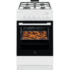 Плита Electrolux комбінована, 58л, 50x60см, конвекція, пара, білий