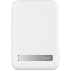 Акумулятор портативний літій-іонний Power Bank Belkin 8000мА·год, 15Вт, Magnetic Qi2, білий