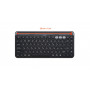Клавіатура мембранна 2E KS250 84key, WL/BT, EN/UK, чорно-сірий Клавіатура мембранна 2E KS250 84key, WL/BT, EN/UK, чорно-сірий