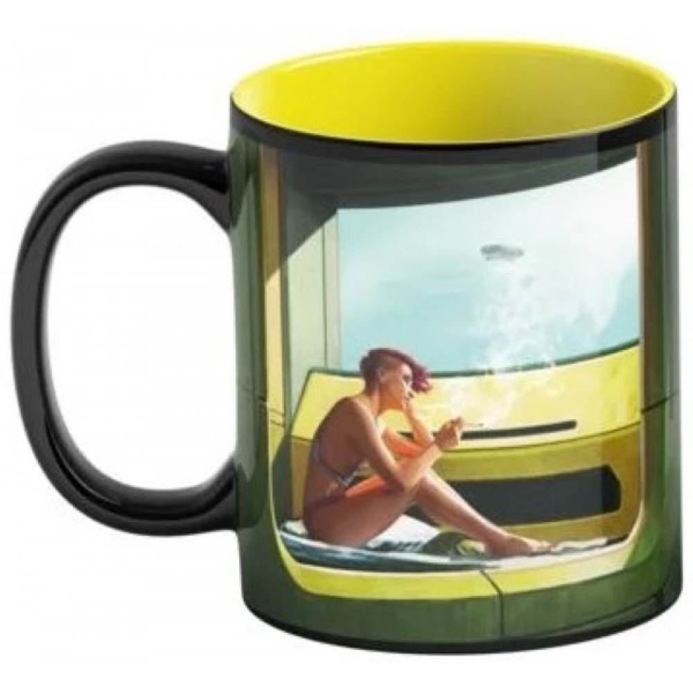 Чашка GoodLoot Game Art Chronicles Cyberpunk 2077 V & Edward Hopper