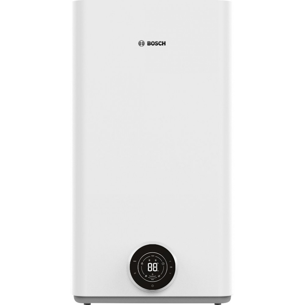 Водонагрівач електр. BOSCH плаский слім Tronic 4500, 100л, 1.5кВт, ун. монтаж, електр. кер-ння, B, білий