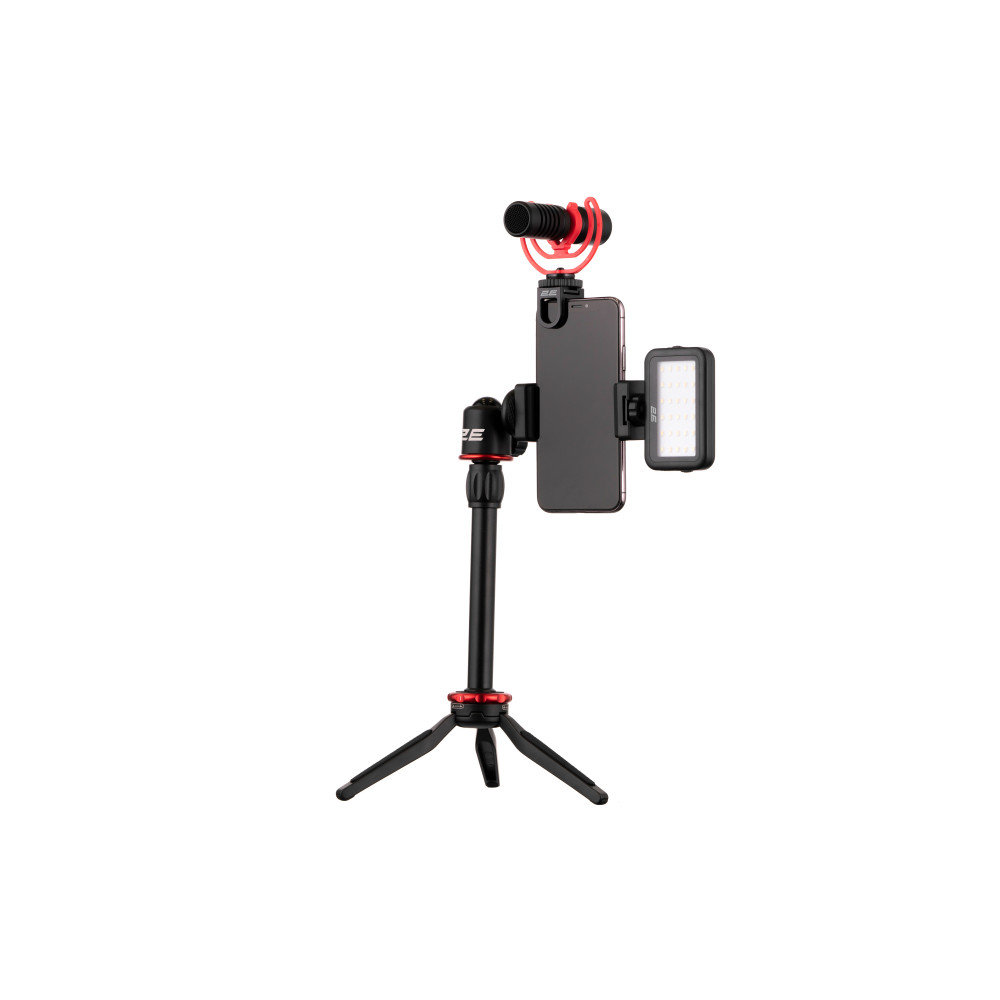 Мікрофон з триподом для мобільних пристроїв 2Е MM011 Vlog KIT, 3.5mm