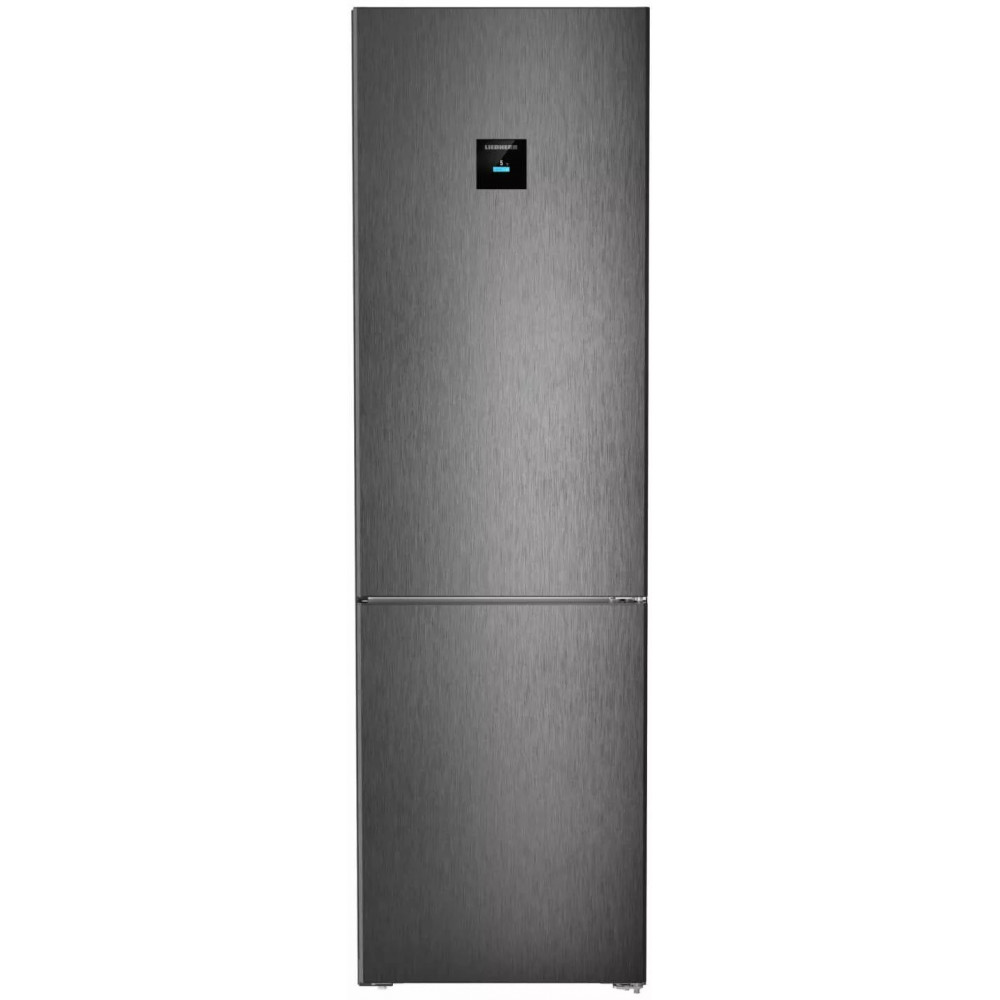 Холодильник Liebherr з нижн. мороз., 201.5x59.7х67.5, холод.відд.-266л, мороз.відд.-94л, 2дв., А+++, NF, диспл внутр., чорний