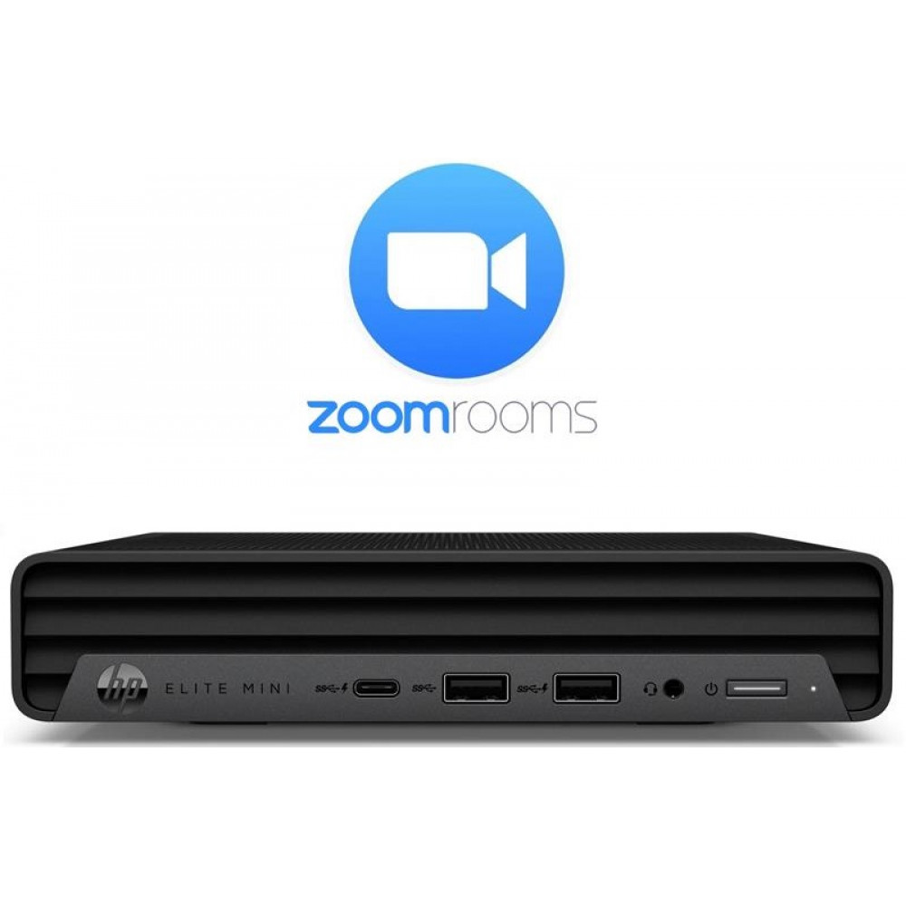 Комп'ютер персональний неттоп HP Mini Conference G9 PC with Zoom Rooms, Intel i7-12700T, 16GB, F256GB, Wi-Fi 6E, BT 5.3, Win10IoT, чорний