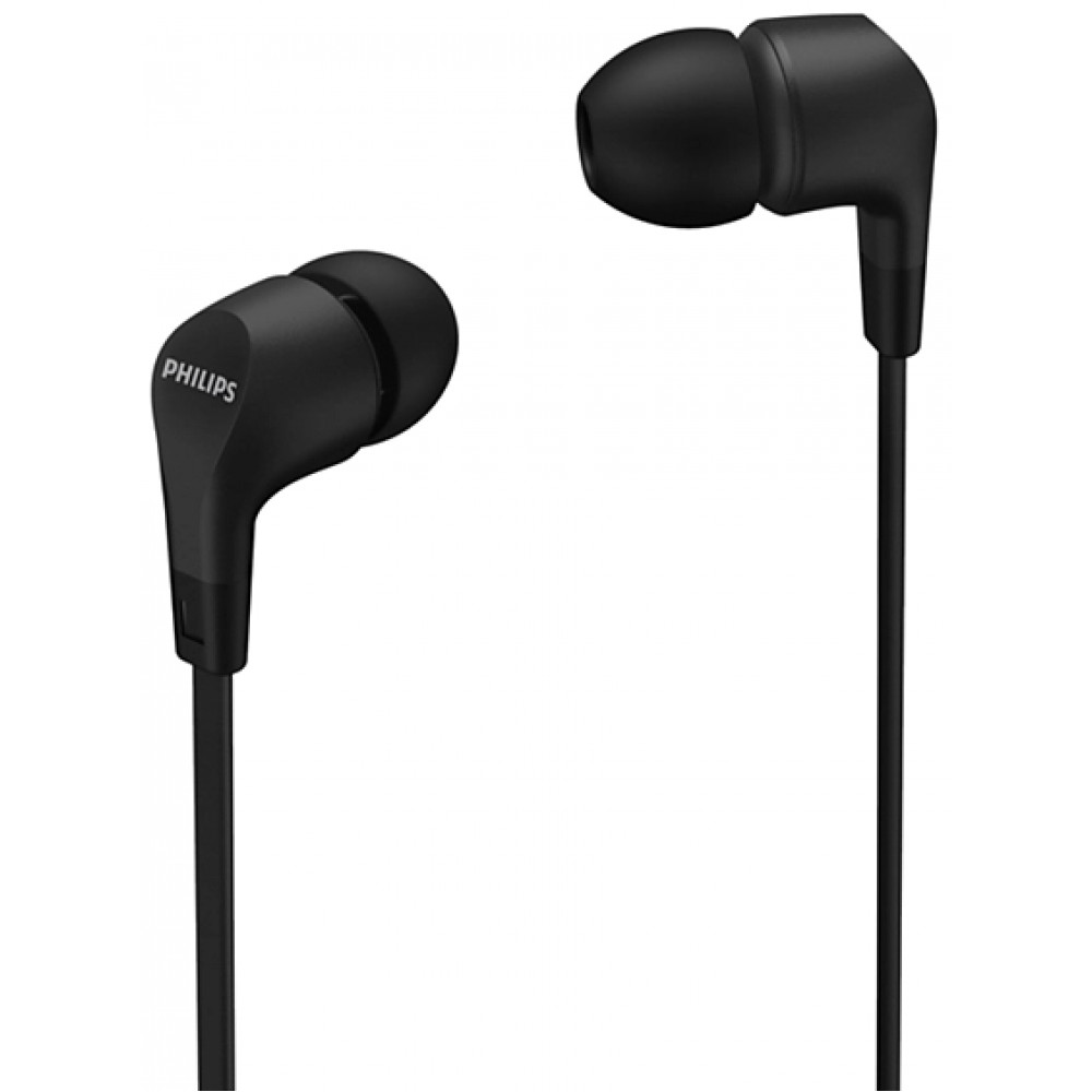 Навушники In-ear Philips TAE1105 3.5 mini-jack, Mic, Чорний