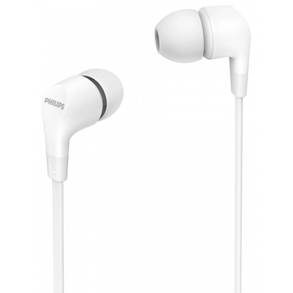 Навушники In-ear Philips TAE1105 3.5 mini-jack, Mic, Білий